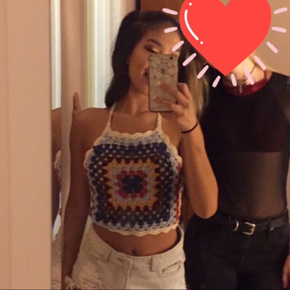 Crochet Halter Top🤍